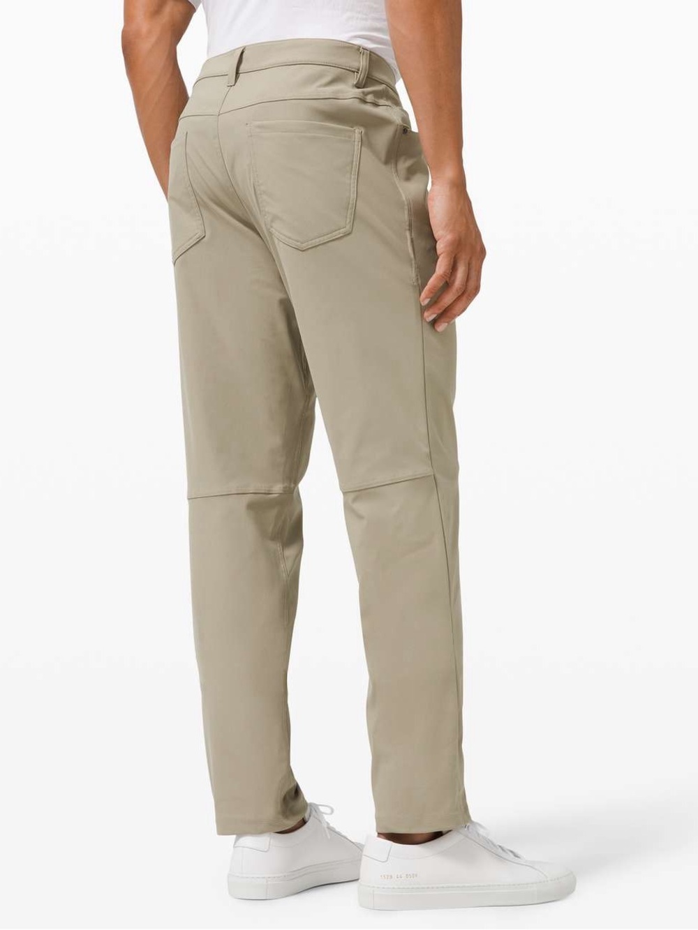 Lululemon ABC pants in a beige colo